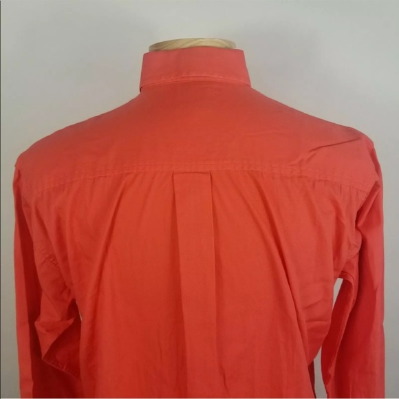 Cinch Small Salmon Western Button Front Shirt 100% Cotton - Picture 2 of 6